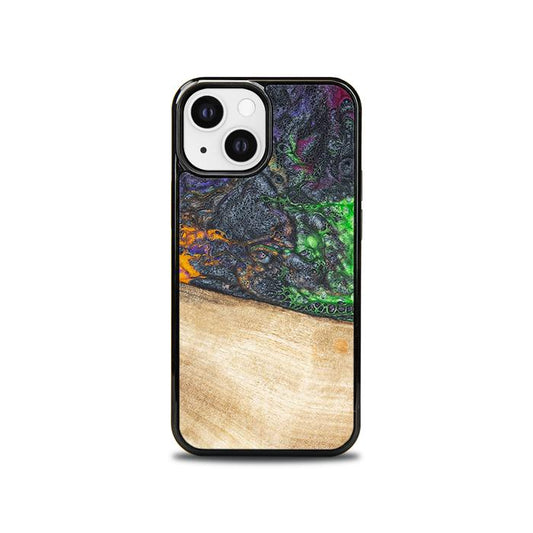 iPhone 13 Mini Handyhülle aus Harz und Holz - Synergy#F10