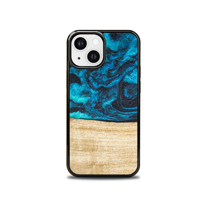 iPhone 13 Mini Handyhülle aus Harz und Holz - Synergy#F11
