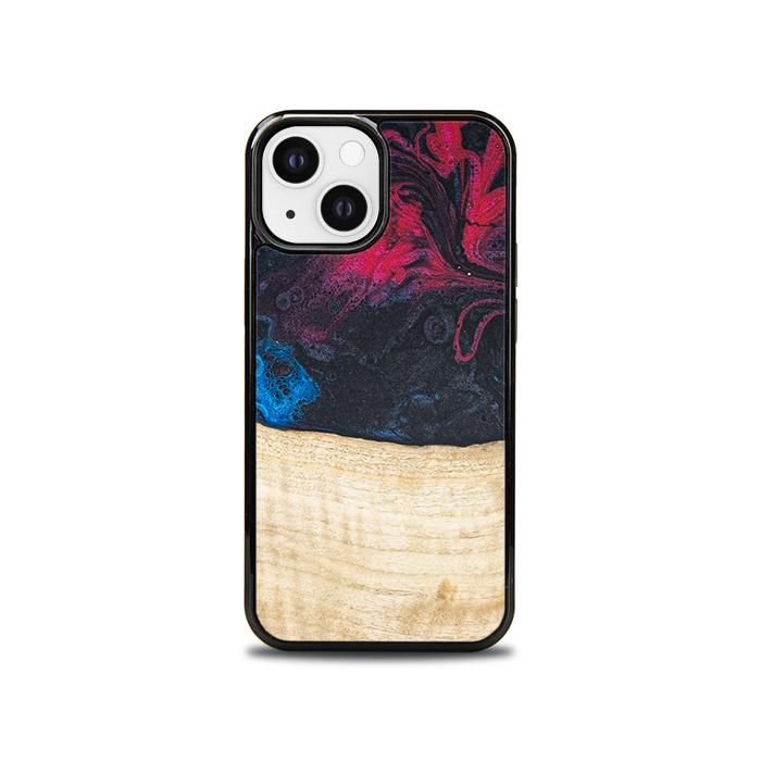 iPhone 13 Mini Handyhülle aus Harz und Holz - Synergy#F14