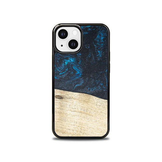 iPhone 13 Mini Handyhülle aus Harz und Holz - Synergy#F17