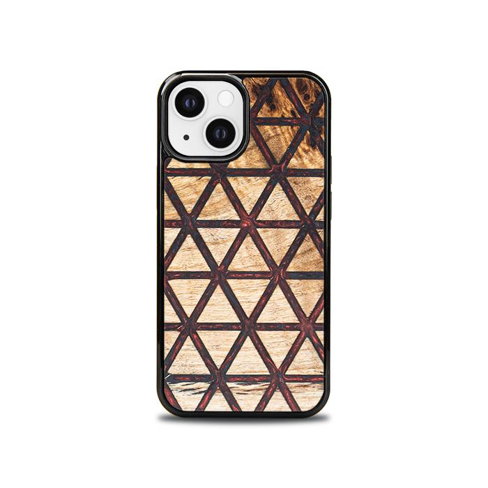 iPhone 13 Mini Handyhülle aus Harz und Holz - Synergy#F22