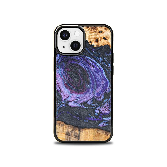 iPhone 13 Mini Handyhülle aus Harz und Holz - Synergy#F24