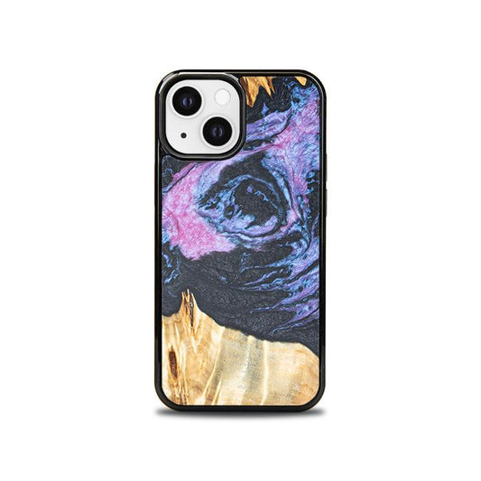 iPhone 13 Mini Handyhülle aus Harz und Holz - Synergy#F25