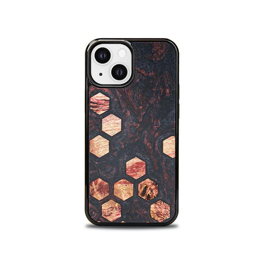 iPhone 13 Mini Handyhülle aus Harz und Holz - Synergy#F27