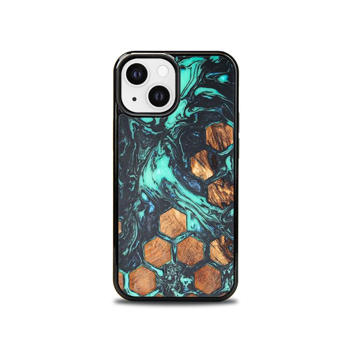 iPhone 13 Mini Handyhülle aus Harz und Holz - Synergy#F28