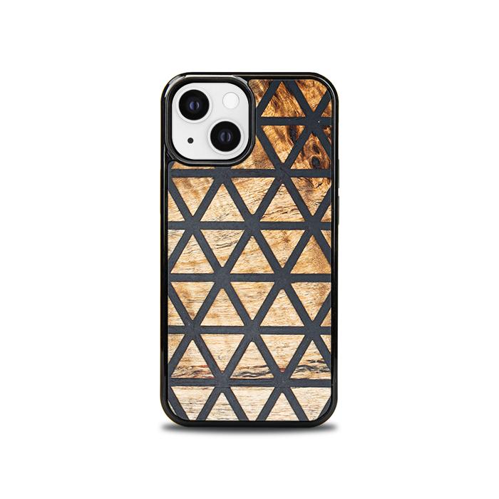 iPhone 13 Mini Handyhülle aus Harz und Holz - Synergy#F29