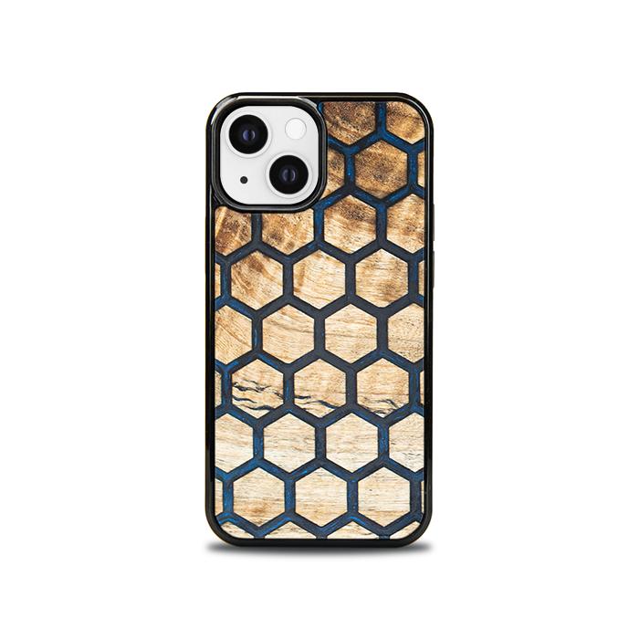 iPhone 13 Mini Handyhülle aus Harz und Holz - Synergy#F36