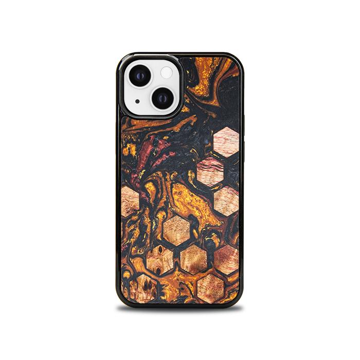 iPhone 13 Mini Handyhülle aus Harz und Holz - Synergy#F38