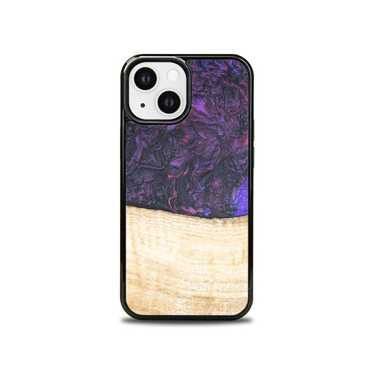 iPhone 13 Mini Handyhülle aus Harz und Holz - Synergy#F4