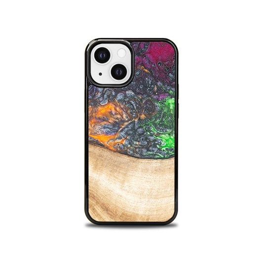 iPhone 13 Mini Handyhülle aus Harz und Holz - Synergy#F6