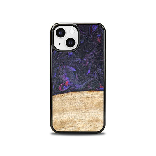 iPhone 13 Mini Handyhülle aus Harz und Holz - Synergy#F7