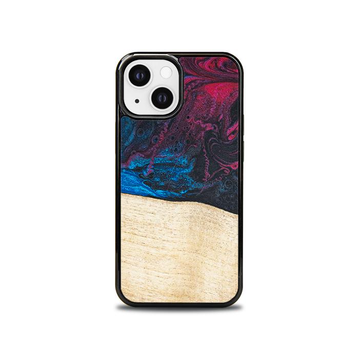 iPhone 13 Mini Handyhülle aus Harz und Holz - Synergy#F9