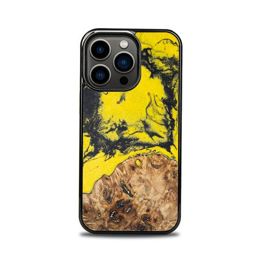 iPhone 13 Pro Handyhülle aus Harz und Holz - Borussia#ChL