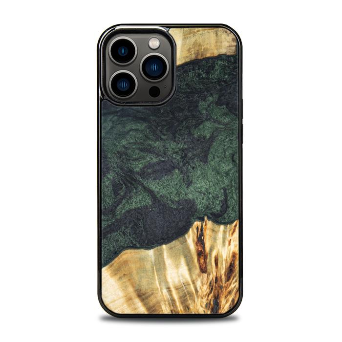 iPhone 13 Pro Max Handyhülle aus Harz und Holz - Synergy#E14