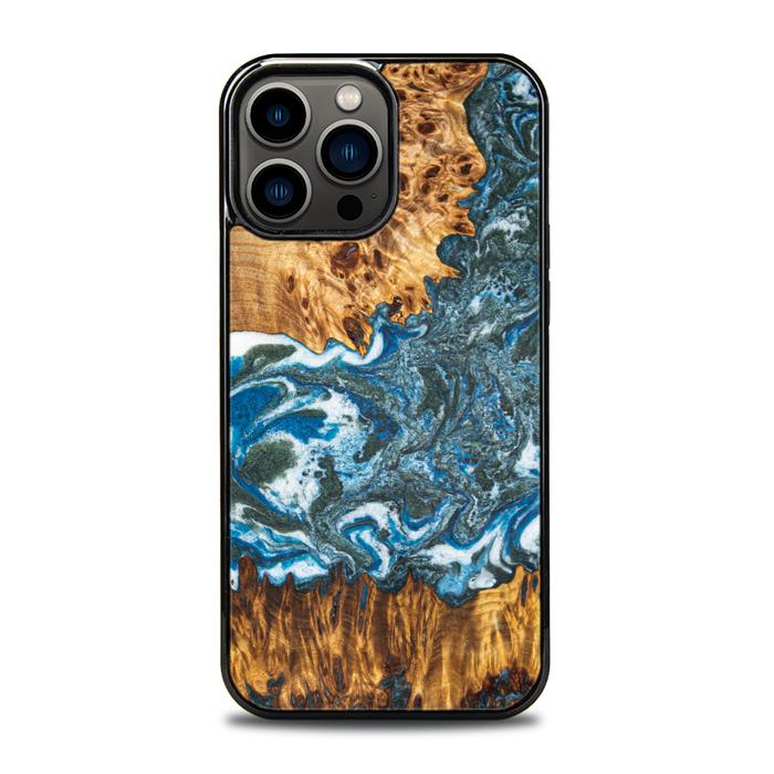 iPhone 13 Pro Max Handyhülle aus Harz und Holz - Synergy#E17