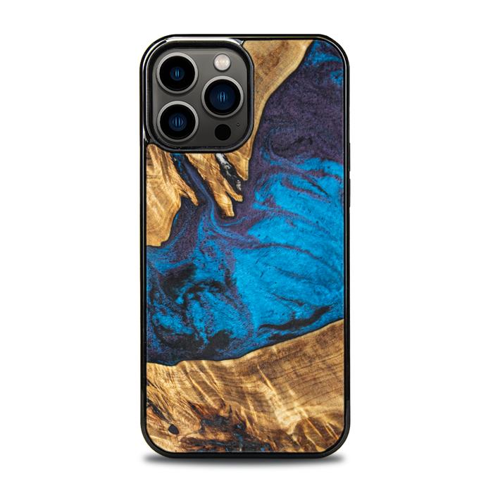 iPhone 13 Pro Max Etui na telefon z żywicy i drewna - Synergy#E21