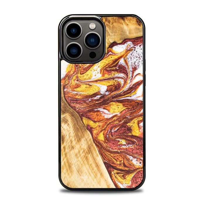 iPhone 13 Pro Max Handyhülle aus Harz und Holz - Synergy#E4