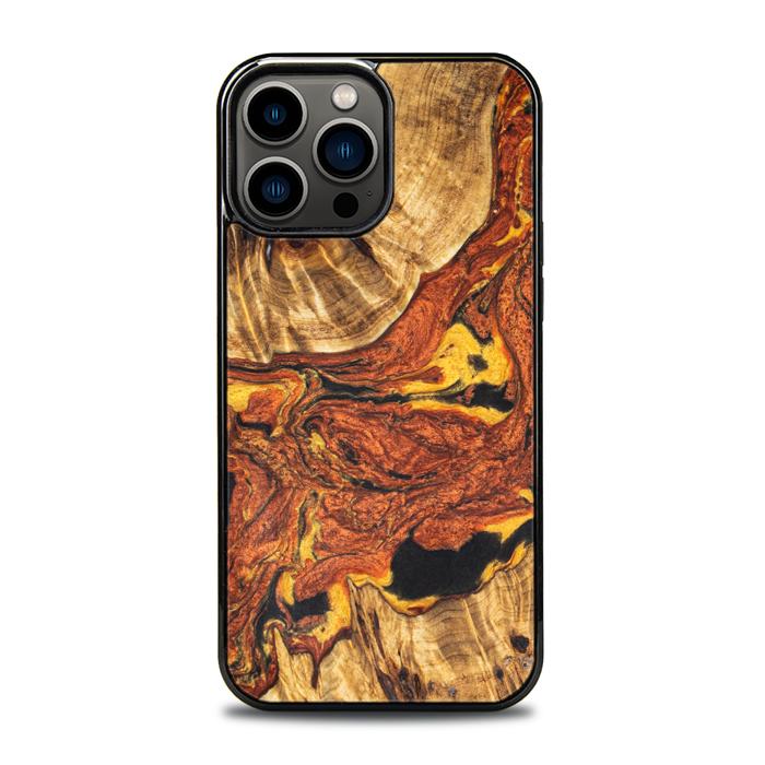 iPhone 13 Pro Max Handyhülle aus Harz und Holz - Synergy#E6