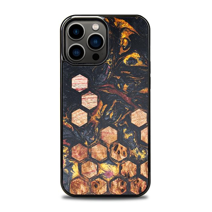 iPhone 13 Pro Max Handyhülle aus Harz und Holz - Synergy#F26