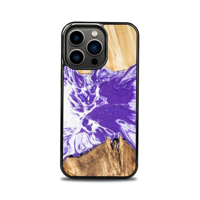 iPhone 13 Pro Handyhülle aus Harz und Holz - Synergy#A78