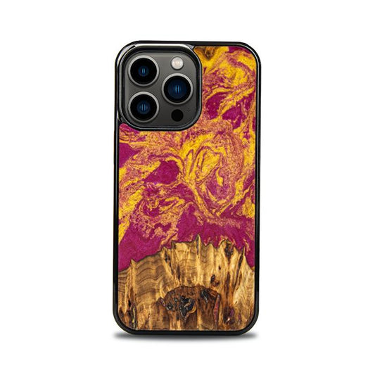 iPhone 13 Pro Handyhülle aus Harz und Holz - Synergy#E11