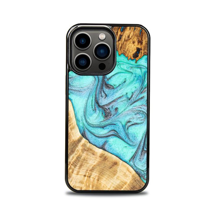 iPhone 13 Pro Etui na telefon z żywicy i drewna - Synergy#E16