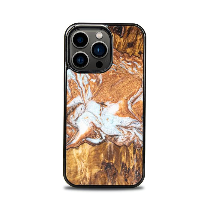 iPhone 13 Pro Etui na telefon z żywicy i drewna - Synergy#E18