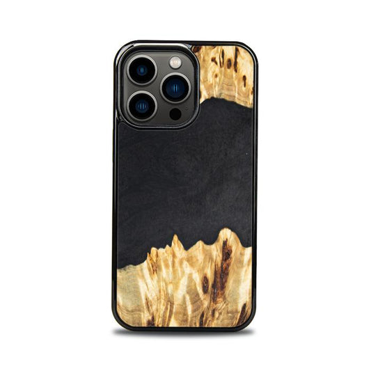 iPhone 13 Pro Handyhülle aus Harz und Holz - Synergy#E19