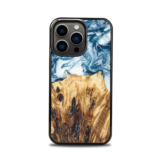 iPhone 13 Pro Handyhülle aus Harz und Holz - Synergy#E23