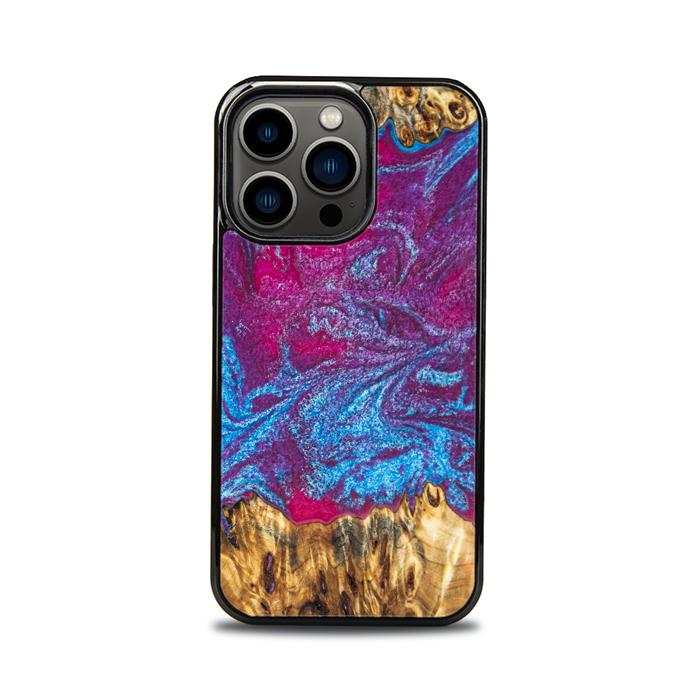 iPhone 13 Pro Resin & Wood Phone Case - Synergy#E3