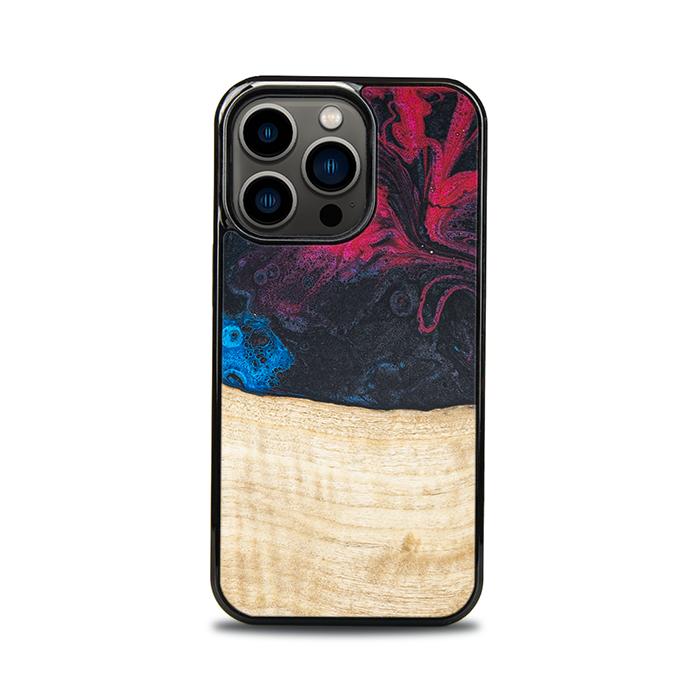 iPhone 13 Pro Handyhülle aus Harz und Holz - Synergy#F14