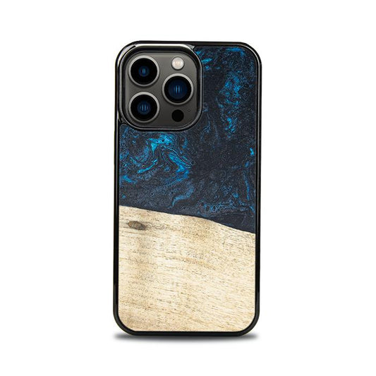 iPhone 13 Pro Handyhülle aus Harz und Holz - Synergy#F17