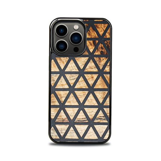 iPhone 13 Pro Handyhülle aus Harz und Holz - Synergy#F29