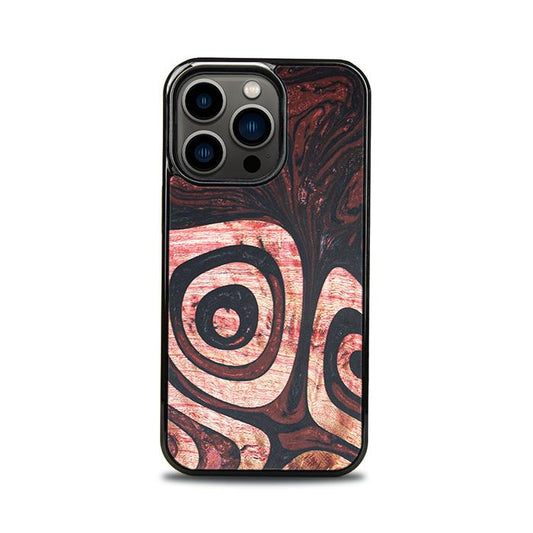 iPhone 13 Pro Handyhülle aus Harz und Holz - Synergy#F32