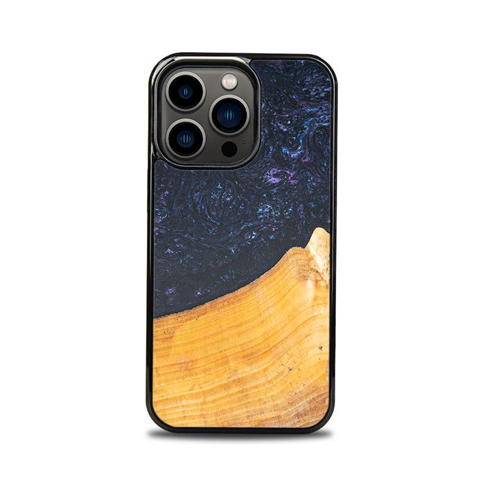 iPhone 13 Pro Handyhülle aus Harz und Holz - Synergy#F37