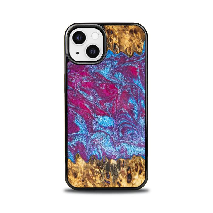 iPhone 13 etui na telefon z żywicy i drewna - Synergy#E15