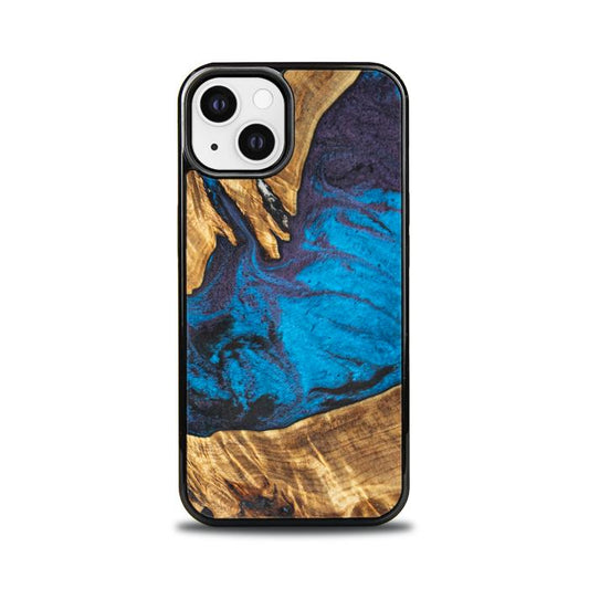 iPhone 13 Handyhülle aus Harz und Holz - Synergy#E21