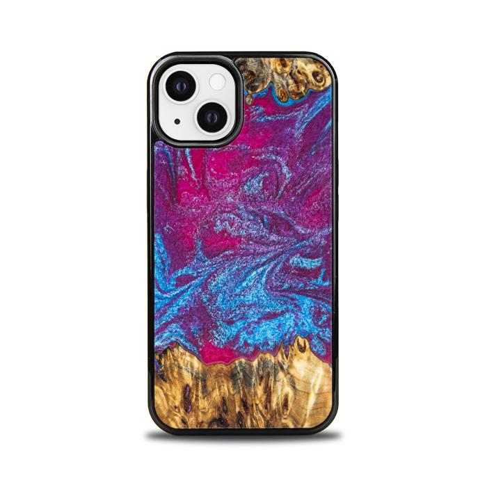 iPhone 13 Resin & Wood Phone Case - Synergy#E3