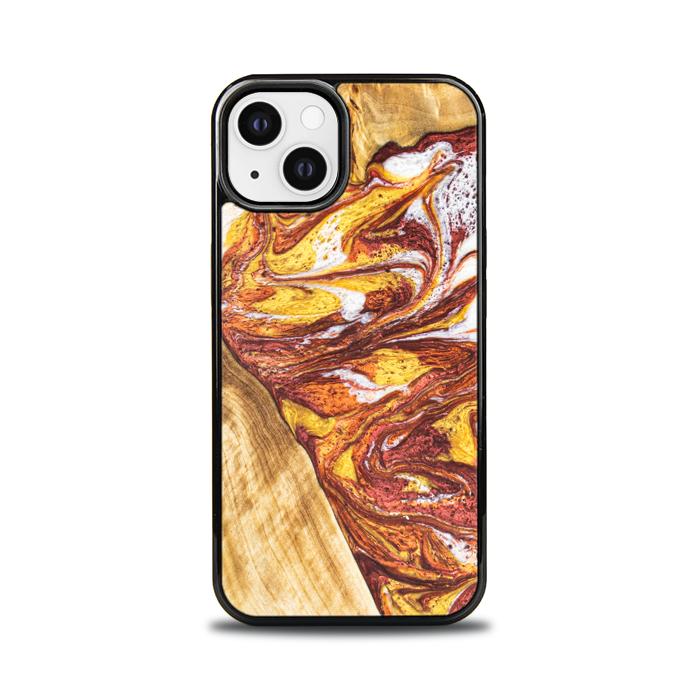 iPhone 13 Handyhülle aus Harz und Holz - Synergy#E4