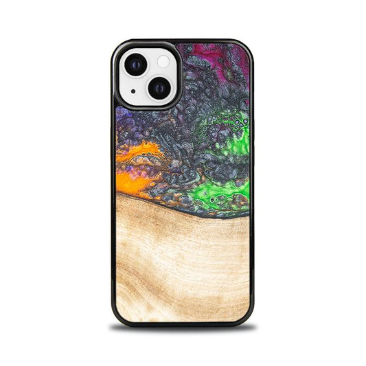 iPhone 13 Handyhülle aus Harz und Holz - Synergy#F1