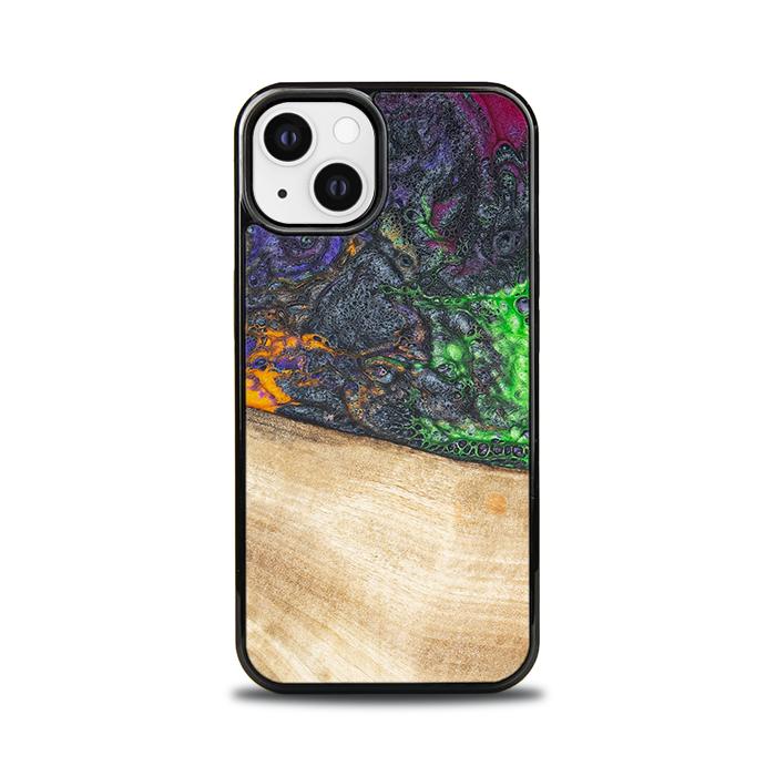 iPhone 13 Handyhülle aus Harz und Holz - Synergy#F10