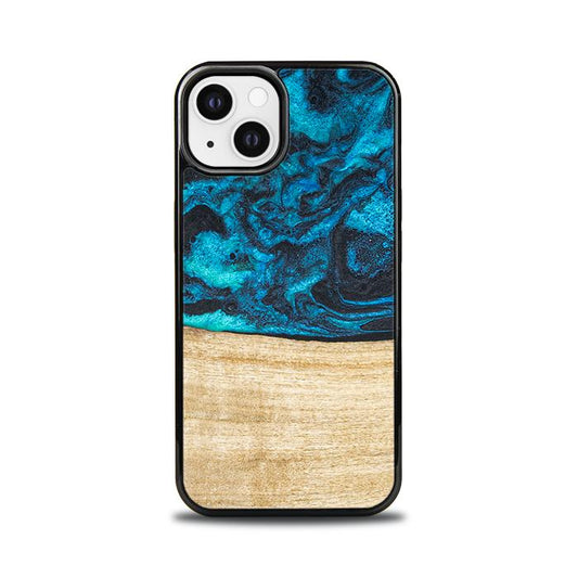 iPhone 13 Handyhülle aus Harz und Holz - Synergy#F11