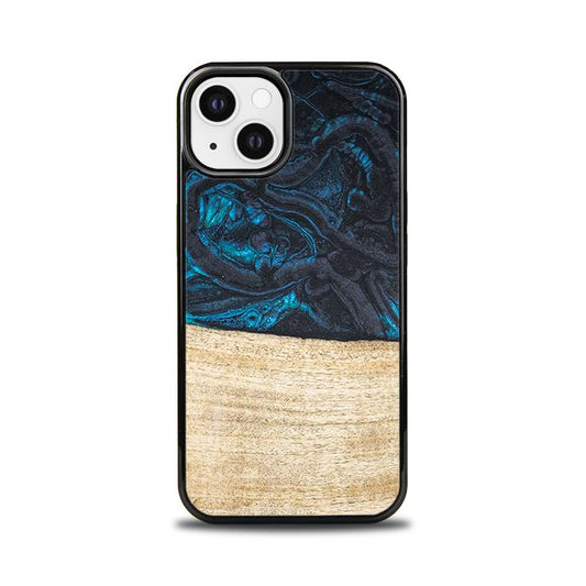 iPhone 13 Handyhülle aus Harz und Holz - Synergy#F13