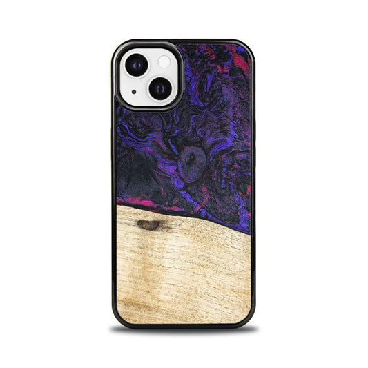 iPhone 13 Handyhülle aus Harz und Holz - Synergy#F18