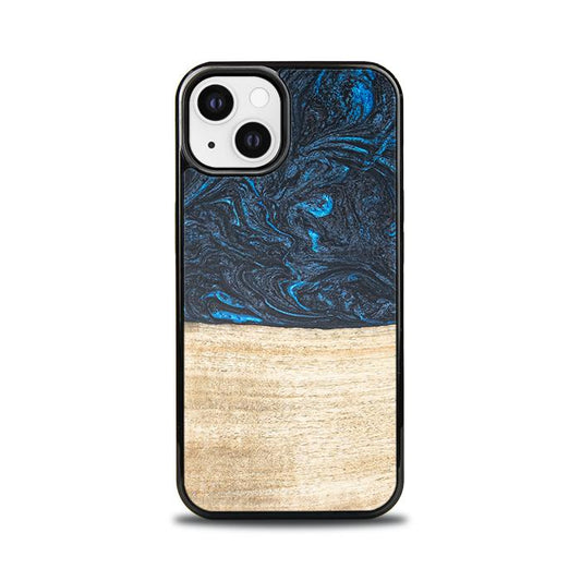 iPhone 13 Handyhülle aus Harz und Holz - Synergy#F19
