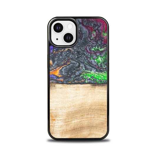 iPhone 13 Handyhülle aus Harz und Holz - Synergy#F2