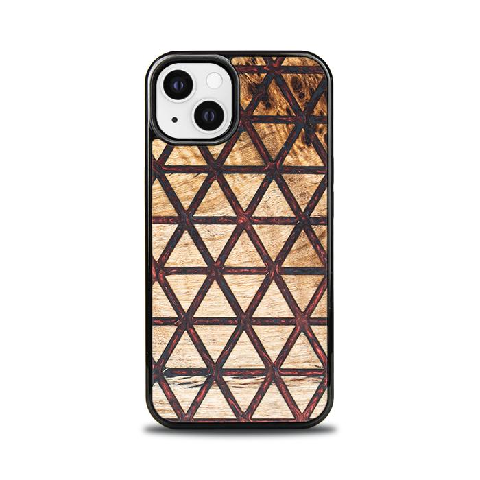 iPhone 13 Handyhülle aus Harz und Holz - Synergy#F22