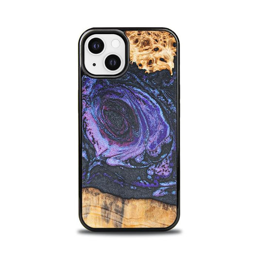 iPhone 13 Handyhülle aus Harz und Holz - Synergy#F24
