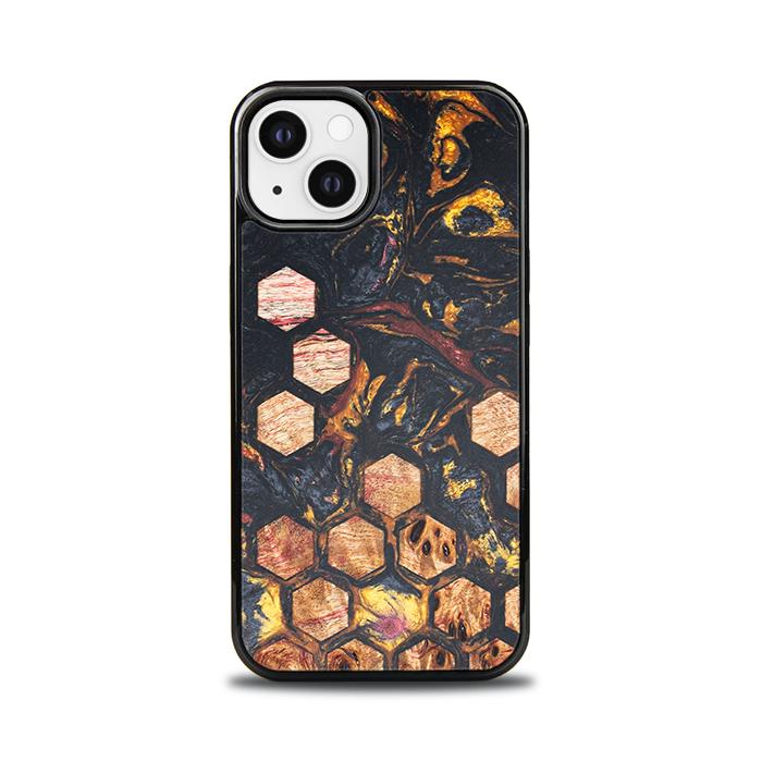 iPhone 13 Handyhülle aus Harz und Holz - Synergy#F26