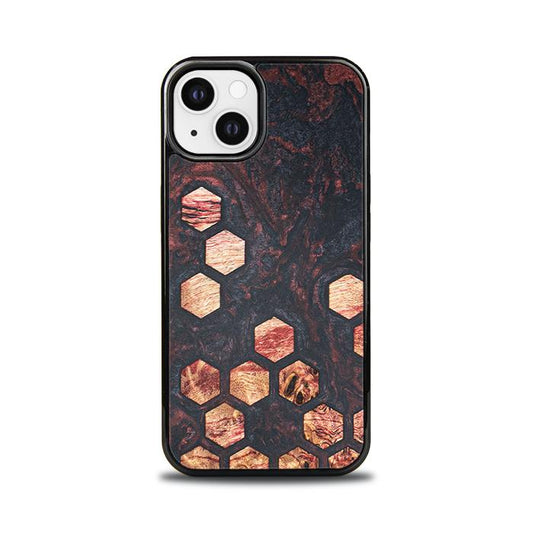 iPhone 13 Handyhülle aus Harz und Holz - Synergy#F27